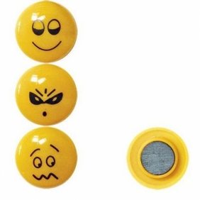 Magnesy Fun&Joy, 5 szt. - Smiley (413432)