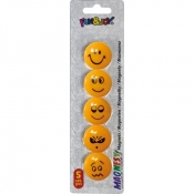 Magnesy Fun&Joy, 5 szt. - Smiley (413432)