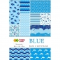 Blok z motywami A4, 15 arkuszy - Blue (406551)