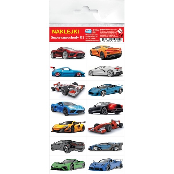 Naklejki. Supersamochody