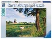 Puzzle Konie przy wiatrakach 2000 (166350)