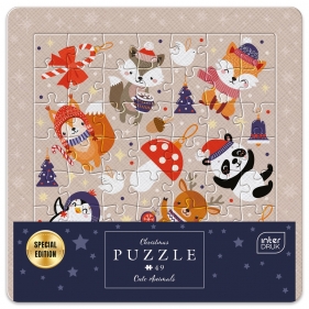 Puzzle w ramce - BN Cute animals, 49 el.