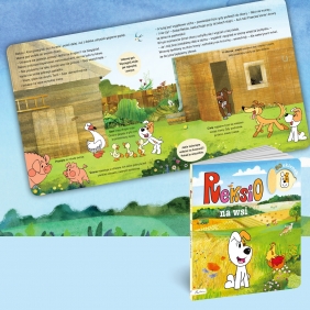 Reksio na wsi. Książka z okienkami - Maria Szarf