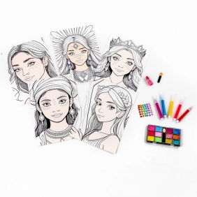 Kidea, Kolorowanka plansze - Make-up