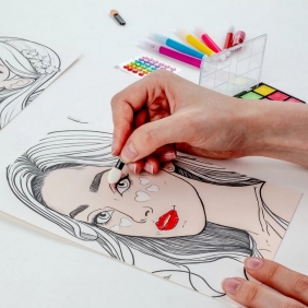 Kidea, Kolorowanka plansze - Make-up