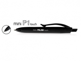 Długopis Milan P1 Touch mini, display 40 sztuk - czarny (176531140)