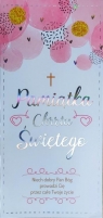 Karnet Chrzest dziewczynka SE - 004
