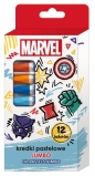 Kredki pastelowe Jumbo, 12 kolorów - Avengers