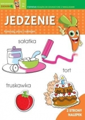 Jedzenie. Koloruję, piszę i naklejam. Marchewkowe zadania 3-6 lat - Irene Merlini, Valentina Bolco