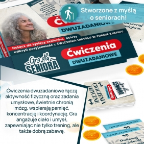 Gra dla Seniora. Ćwiczenia Dwuzadaniowe