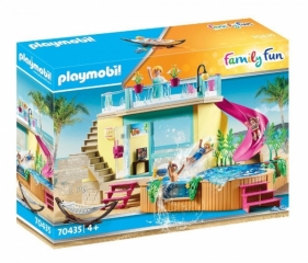 Zestaw z figurkami Family Fun 70435 Bungalow z basenem (70435)