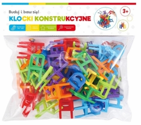 Klocki konstrukcyjne krzesełka 70el