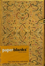 Notatnik Mini Gold Inlay w linie
