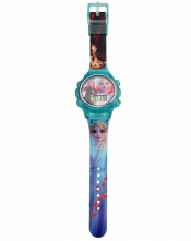 Zegarek cyfrowy, sportowy, w metalowym opakowaniu (skarbonce) - Frozen 2 (WD20781)