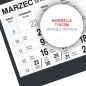 Kalendarz trójdzielny mały - Kot