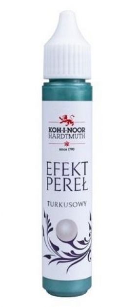 Pisak z efektem perłowym turkusowy 30ml