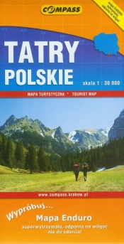 Tatry Polskie Mapa turystyczna