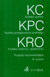 Kodeks cywilny kodeks postępowania cywilnego kodeks rodzinny i opiekuńczy przepisy wprowadzające - Opracowanie zbiorowe