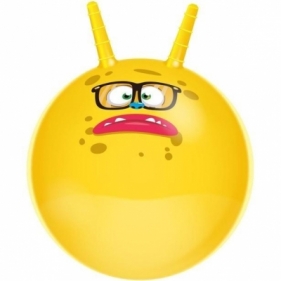 Piłka do skakania z rogami żółta 45cm