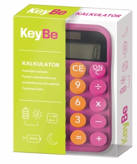 Kalkulator rozmiar M KeyBe by Astra Neon Line 1