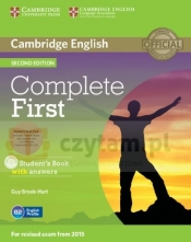 Complete First Student's Book with answers + 3CD - Guy Brook-Hart
