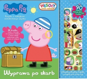 Peppa Pig Wesoły świat naklejek Wyprawa po skarb