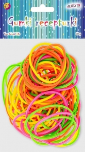 Gumki recepturki neonowe 3,8cm 30g