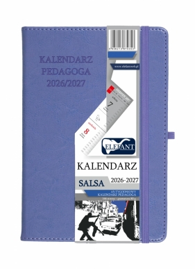 Kalendarz Pedagoga 2026/2027 A5 tygodniowy Salsa - fioletowy