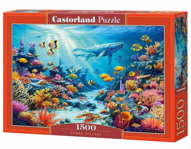 <img src='https://webimage.pl/pics/353/2/d5904438152353.jpg' style='height:440px' /> Puzzle 1500 Coral Vilage CASTOR