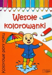 Wesołe kolorowanki Kolorowe pory roku