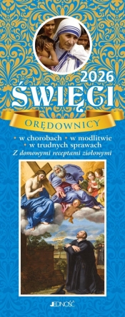 Kalendarz 2026 Święci orędownicy w chorobach w modlitwie w trudnych sprawach