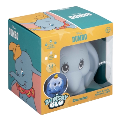 Lampka silikonowa z akumulatorem Disney Dumbo wysokość 15cm
