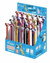 Długopis wymaz piesek z językiem nieb (24szt)