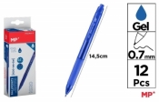Długopis żelowy niebieski (12szt)