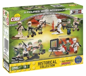 Cobi: Mała Armia WWII. Powstańcy Warszawscy - 3 figurki AK z akcesoriami (2035)