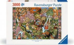 Ravensburger, Puzzle 3000: Ogród znaków słonecznych (17135)