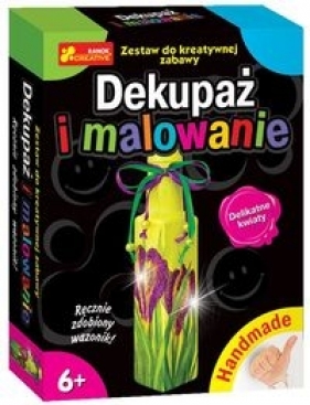 Dekupaż i malowanie Delikatne kwiaty (15100078)
