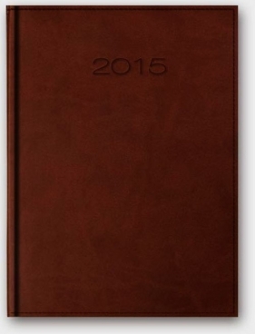 Kalendarz 2015 A5 21T Virando tygodniowy brązowy - <br />