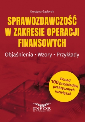 Sprawozdawczość w zakresie operacji finansowych - Krystyna Gąsiorek