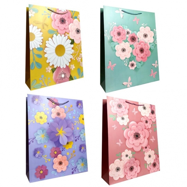 <img src='https://webimage.pl/pics/354/8/d5905868108354.jpg' style='height:440px' /> Torebka prezentowa XXL Kwiaty szerokie dno mix