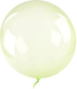 Balon Bubble limonkowy