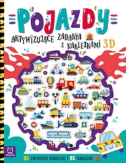 Pojazdy. Aktywizujące zadania z naklejkami 3D