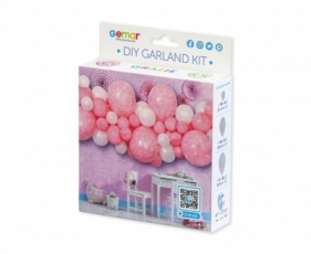 Girlanda balonowa DIY Baby Pink 65 balonów + taśma