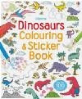 Dinosaurs Sticker and Colouring Book