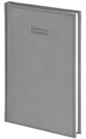 Kalendarz naucz. 2026/2027 A5 tyg. Vivella szary