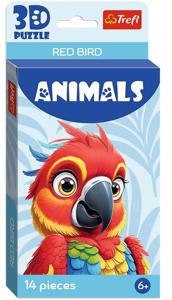 Puzzle 3D Ptak czerwony TREFL