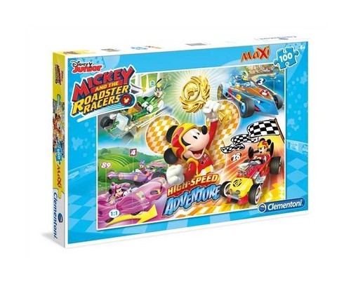 Puzzle maxi Mickey i raźni rajdowcy 100 (07535)