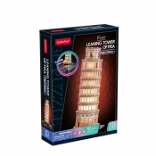 Puzzle 3D LED Krzywa wieża w Pizie (wersja nocna) (306-L535H)
