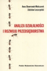 Analiza działaności i rozwoju przedsiębiorstwa Skowronek-Mielczarek Anna, Leszczyński Zdzisław