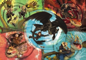 Puzzle - Dragon Trainer, 104 el. (25035)